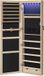 SONGMICS Hangende sieradenkast met LED-verlichting, Bruin