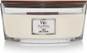 Woodwick HearthWick Flame Ellipse Candle Linen - 0663595761352