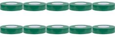 Yurga Ruban isolant 10 Pièces - Vert - 20mmx18m