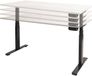 Schaffenburg Dextro Plus Zit/Sta Bureau 200x80cm Elektrisch Verstelbaar T-Poot Aluminium/Lindberg Eiken