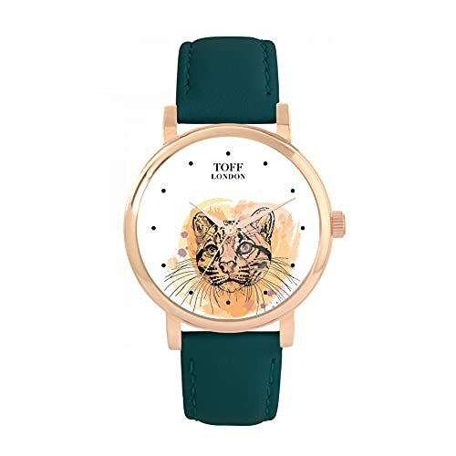 Toff London Ocelot aquarel horloge