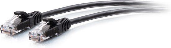 CablesToGo C2G 2.1m Cat6a Snagless Unshielded (UTP) Slim Ethernet Patchkabel - Zwart