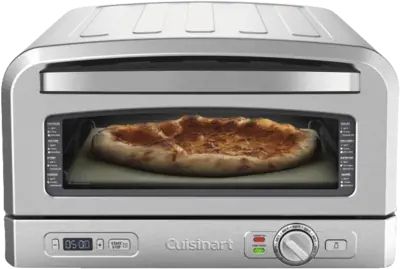 Cuisinart Pizza Oven - Indoor Pizza Oven with Wood-Fired Flavor in 5 Minutes - Complete Pizza Set Included - Stainless Steel