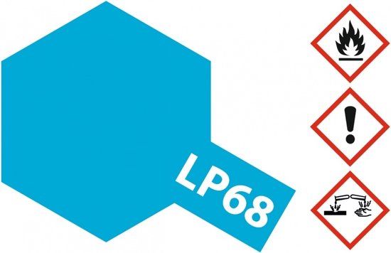 Tamiya LP-68 Blue - Clear - Gloss - Lacquer Paint - 10ml