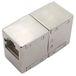 1aTTack.de Cat. 5 x RJ45 kabelconnector volledig afgeschermd metaal compatibel met Cat5 Cat6 Cat7 Cat8 1 stuk