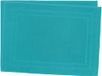 Set van 2 badmatten, 50 x 70 cm, 100% katoen, 700 g/m², turquoise blauw