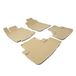 OMAC Rubber Floor Mats Beige 3D Waterproof Anti-slip for Honda CR-V 2012-2017