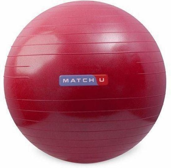Matchu Sports Match-U Fitnessbal - Ø 55 cm - Rood