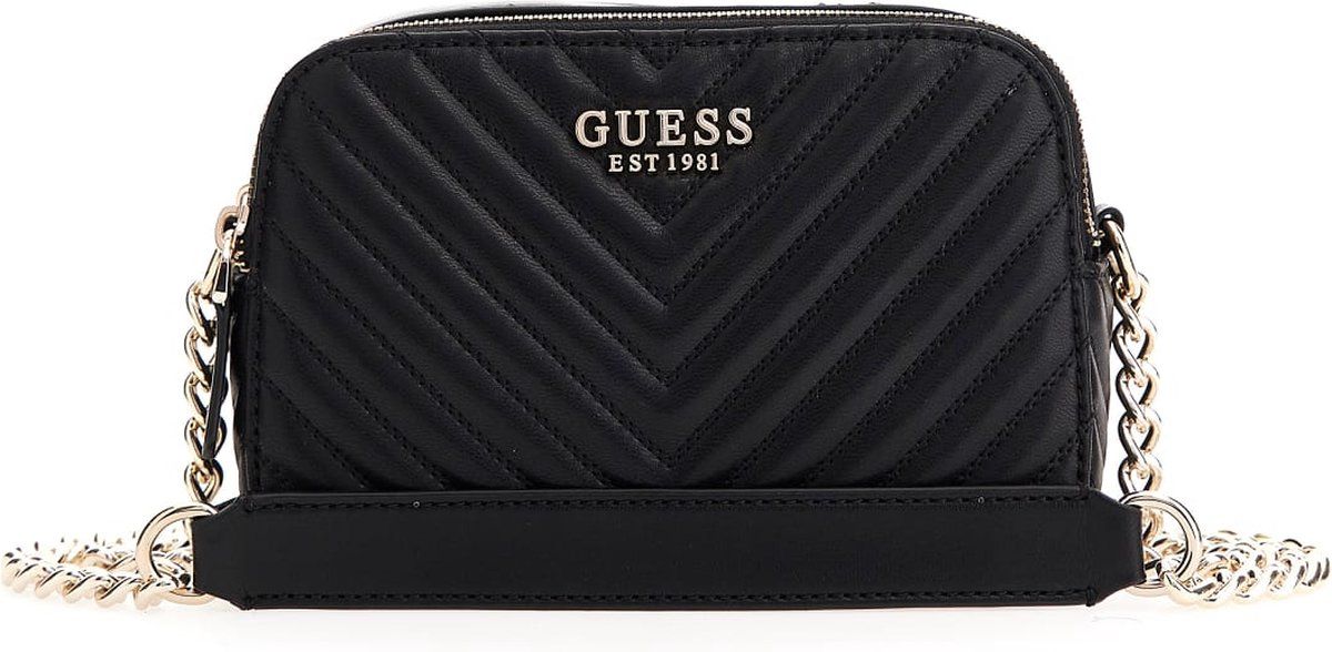 Guess Noelle Crossbody Dames Schoudertas - Zwart