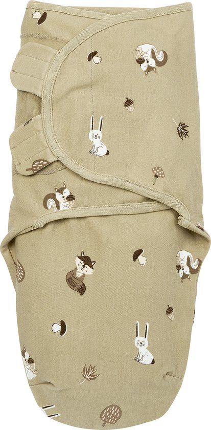 Meyco Inbakerdoek Forest Animals - 0-6 Maanden - Sand
