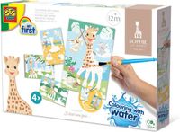 SES Creative Sophie la girafe Kleuren met Water - 4 magische kaarten