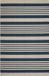 Safavieh Gestreept Binnen/Outdoor Geweven Gebiedsdeken, Courtyard collectie, CY6062, in Navy & Beige, 160 X 231 cm