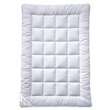 billerbeck AIRFILL® S20 DUO Winterdeken, 135 x 200 cm, holle vezelvulling, katoenen overtrek met aloë vera afwerking