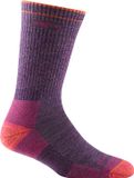 Darn Tough Hiker Boot Midweight with Cushion Sokken Vrouwen Plum Heather Colorblock Hoog Maat 35-37