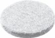 AMIG Anti-krasvilt - 12x - wit - 22 mm - rond - zelfklevend - meubel beschermvilt
