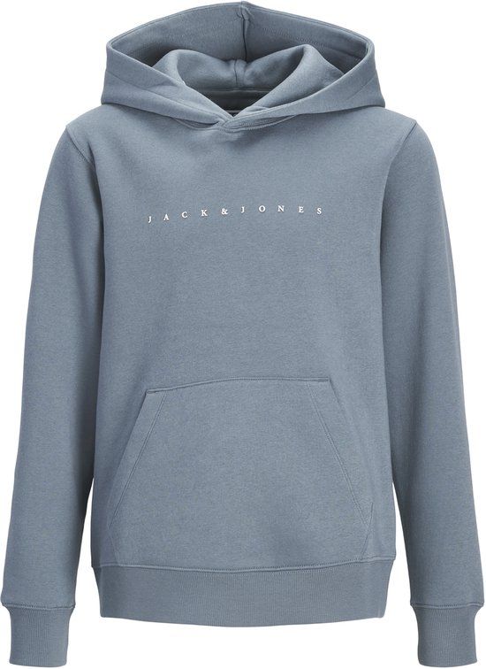 JACK&JONES JJESTAR JJ SWEAT HOOD NOOS JNR Jongens Sweater Blauw 164