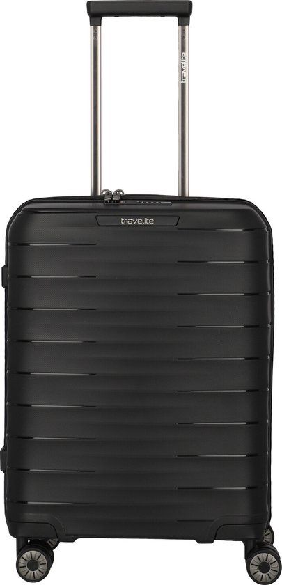 Travelite Mooby Handbagage Koffer 55cm – 39L met TSA Slot - Black