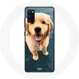 Maniacase Hoesje voor Samsung Galaxy S20 Golden retriever Puppy