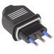 POLY POOL - PP0459X rubberen stuurstekker, 16 A, standaard, Italiaans, groot, voor buiten, axiale kabel, heavy duty, IP44, ergonomisch, robuust