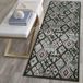 Safavieh Modern tapijt, PAR114, geweven viscose PAR114 67 x 240 cm Houtskool grijs/meerkleurig.
