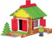 JEUJURA 8001 Bouwspeelgoed Houten Constructie Chalet in een Koffer (70-delig)