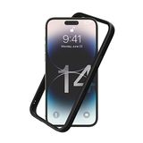 RHINOSHIELD Bumperhoesje compatibel met iPhone 14 Pro Max | CrashGuard NX - schokabsorberend slank ontwerp beschermhoes 3,5 m valbescherming - zwart