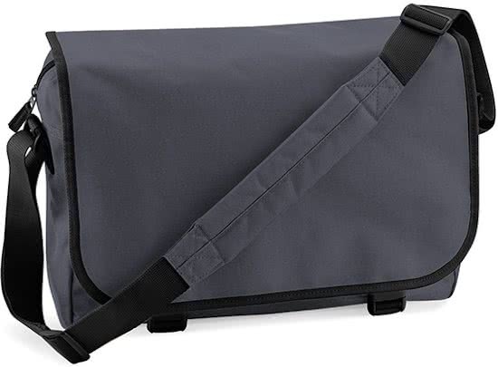 Bagbase Messenger aktetas met schouderband Graphite/Grijs