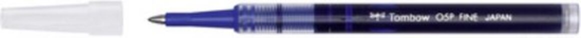 Tombow roller vullingen - 0,5 mm - zwart - blauw