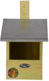 Best for Birds Esschert Design Bv Houten Vogelhuisje/Nestkastje Roodborstjes - Bruin