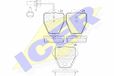 Icer Brakes 181571 Remvoeringset, schijfrem
