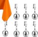 Solidchoice Stratify Commerce Tischdeckenbeschwerer set van 4 met clips voor buitengebruik
