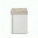 Saniclass Chaci Toiletmeubelset - 40x65cm - 1 deur - 1 kraangat - rechts - fontein travertine - mat wit