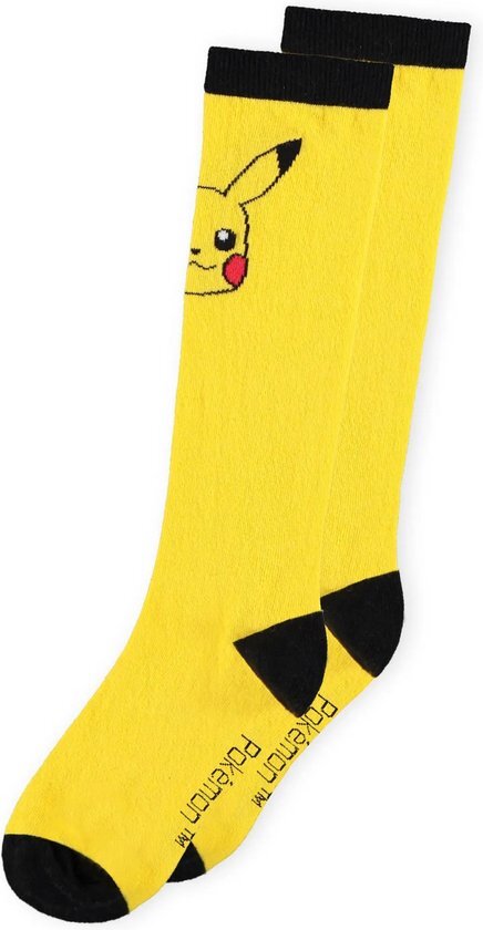 Difuzed pokémon - pikachu knee high socks