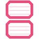 HERMA Book labels 82x55mm red frame lined 12 pieces