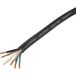 TRU COMPONENTS TC-11594956 Câble en caoutchouc H07RN-F 5 x 4 mm² Noir au mètre