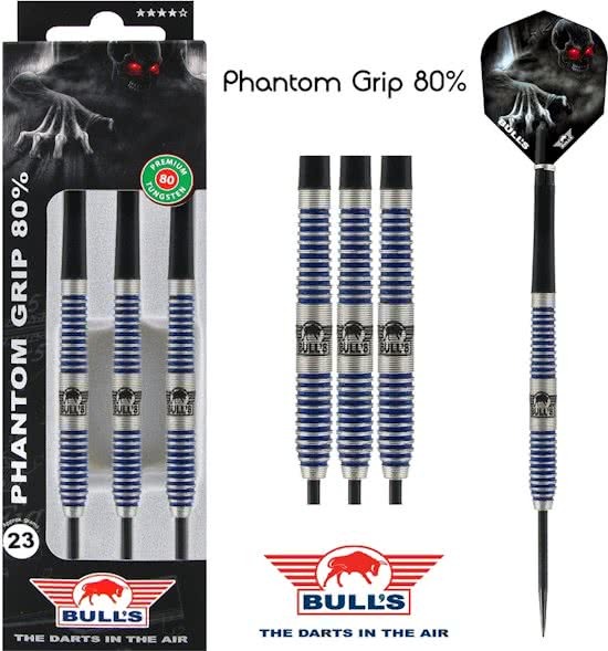 Bulls Phantom Grip 80%-25 gram Dartpijlen