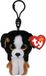 TY Beanie Babies Clip Hondenknuffel Roscoe 7 cm