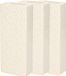 Gerimport Waterverdamper - 3x - ivoor wit - keramiek - 400 ml - radiatorbak luchtbevochtiger - 7,4 x 17,7 cm