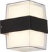 Searchlight Design lampada da parete Frosty Square antracite