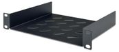 Étagère pour armoire réseau - 1U - 10 pouces (254 mm) - 200 mm de profondeur - Acier perforé - Noir