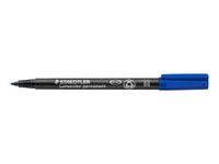 Staedtler LumoColor 317 – permanente viltstift, medium punt, 1 mm, blauw