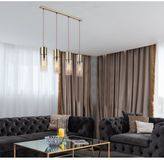 Globo Annika hanglamp messing metaal 4-lichts E27