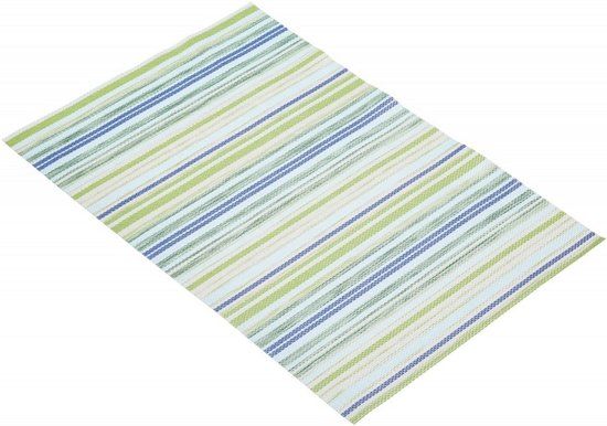 Kitchen Craft Placemat Woven - Groen Gestreept 30x45cm