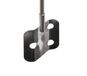 Bochem MN-1408 18/10 roestvrijstalen vlakmixer met 3 gaten, 500 mm lengte x 70 mm diameter, 10 mm asdiameter