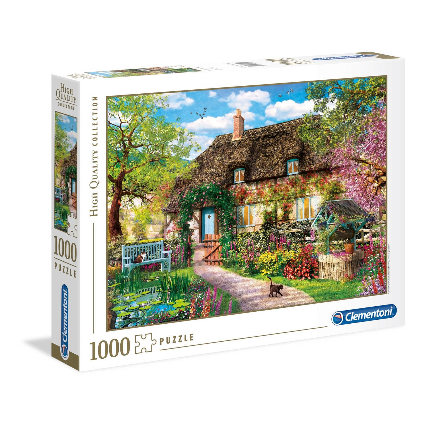 Clementoni legpuzzel hq - the old cottage 1000 stukjes