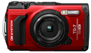 OM Digital Solutions Tough TG-7 Compact Camera - 12.7MP, 4K, Red