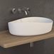 Ideavit Solidharmony opbouwwastafel 60x44x15.5cm Solid surface mat wit 290116