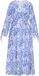 usha FESTIVAL Usha Wrap Maxi Dress Navy Paisley Viscose/Polyester