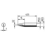 ERSA ERSADUR 0842ED continu soldeerpunt recht beitelvormig 3,2 mm