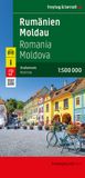 ROMANIA KOMPASS Karten Romania - Moldova, Road Map 1:500.000